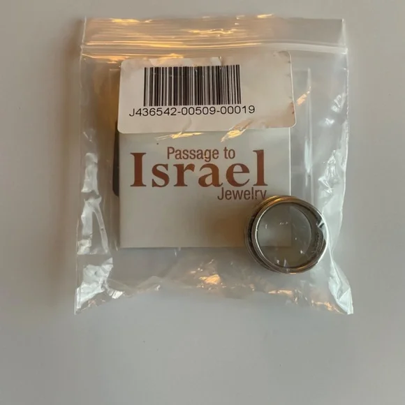 Passage to Israel Spinner Ring Sterling Silver size 5 NWT - Picture 5 of 6